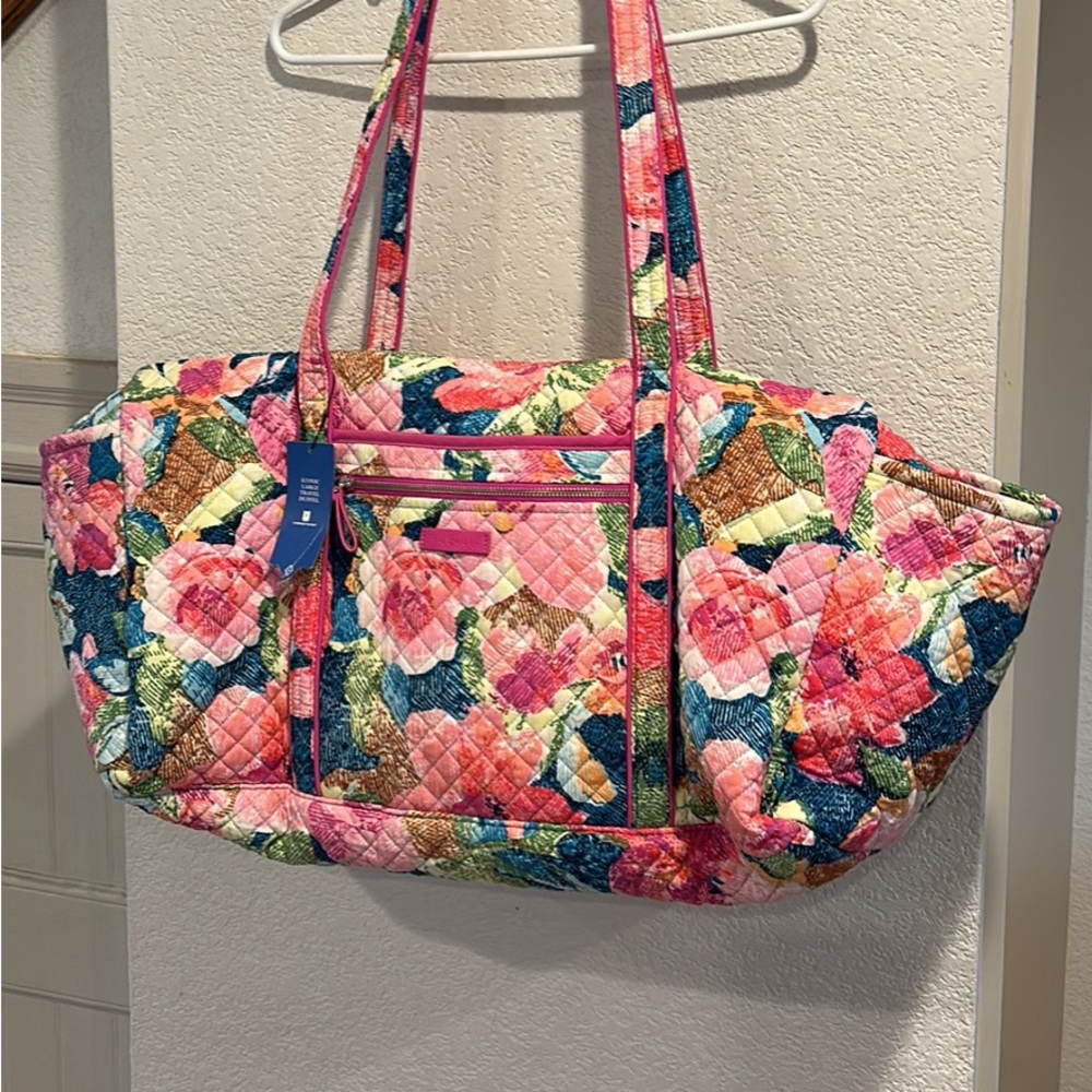 Vera Bradley iconic large duffle